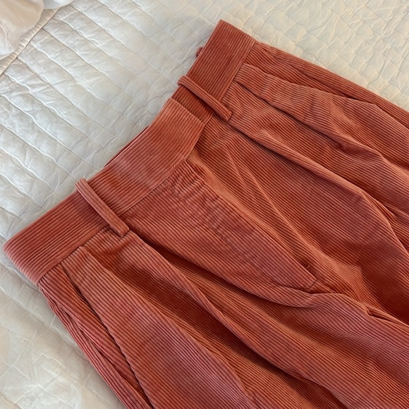 NWT Banana Republic High-Waist Pink Corduroy Trousers - Picture 3 of 4